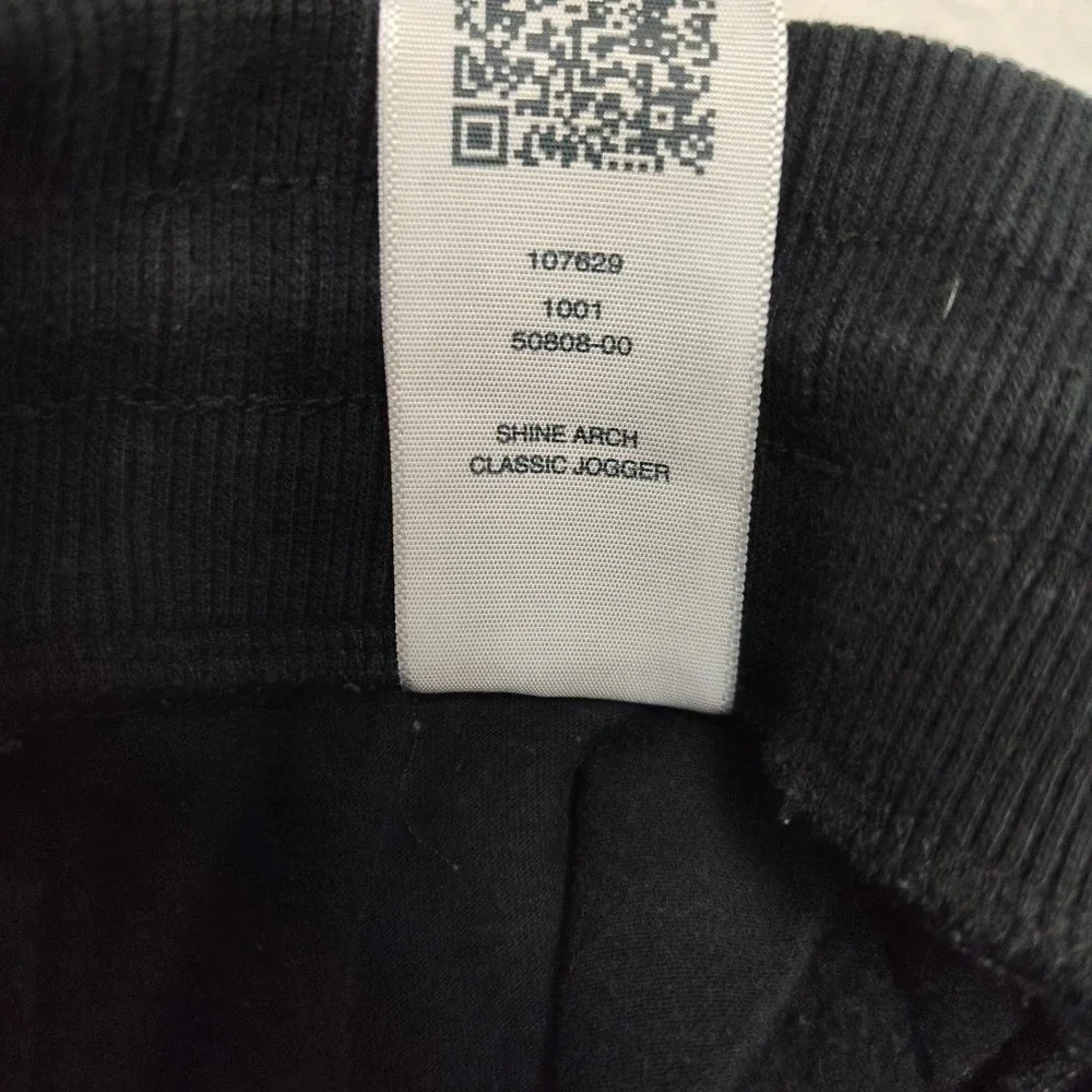 True Religion Jogger Pants Mens M Black Shine Arch‎ Classic Jogger Fleece School